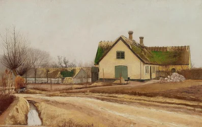 Country Road. Scene from Baldersbrnde. Graavejrn